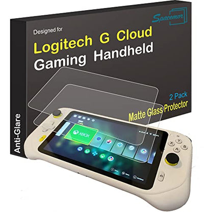 Matte Tempered Glass Compatible with Logitech G Cloud Anti Glare Screen Protector 2 Pack Designed for G Cloud Gaming Handheld Console Anti Reflection Screen Guard