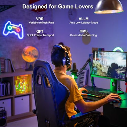 BENFEI 8K HDMI to HDMI Cable, Certified Ultra High Speed HDMI Cable 4K@240Hz, 8K@60Hz, HDMI 2.1, 6 Feet, 48Gbps, Aluminum Shell, Nylon Braided - size: 6 Feet