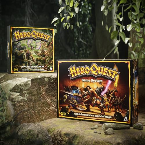 Avalon Hill HeroQuest Jungles of Delthrak Quest Pack | Roleplaying Games | Ages 14+ | 2 to 5 Players | Requires HeroQuest Game System to Play
