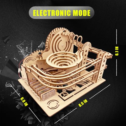 Wooden 3D Puzzle for Adults DIY Model Kit Wood Crafts Kit Mechanical Puzzle for Adult Age 14+ Years Old - style: tunnel