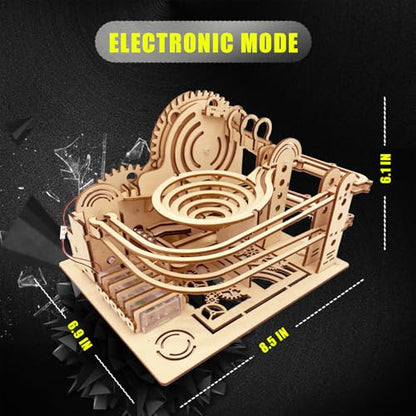 Wooden 3D Puzzle for Adults DIY Model Kit Wood Crafts Kit Mechanical Puzzle for Adult Age 14+ Years Old - style: tunnel