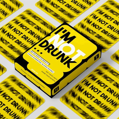 I'm NOT Drunk Drinking Game for Adults, Adult Party Card Game for Game Night, Bachelorette Party, 21st Birthday, Bachelor Party, Girls Night, Couples and Friends