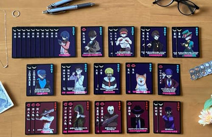 Dying Message Werewolf Style Hidden Identity Social Deduction Party Game | mystery clues decoding tabletop, fits 4-15 players, portable compact box, adults teens family gatherings