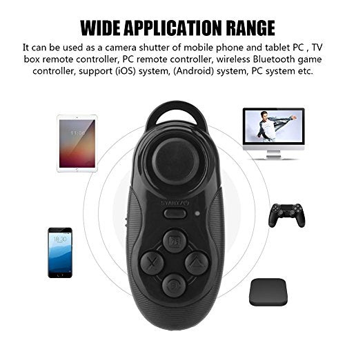 FOSA Bluetooth Game Controller, Mini Portable Wireless Remote Gamepad Joystick for Mobile Phones Tablets Computers TV Plastic 73x31x13mm
