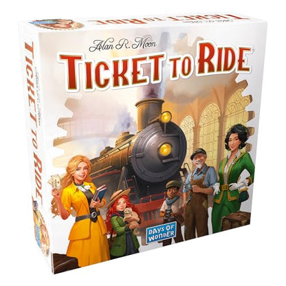 Asmodee Ticket to Ride Board Game (2025 Refresh) - A Cross-Country Train Adventure for Friends and Family, Strategy Game for Kids & Adults, Ages 8+, 2-5 Players, 30-60 Minute Playtime - style: New Edition