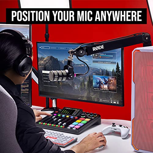 RØDE PSA1+ Professional Studio Arm with Spring Damping and Cable Management, Black - color: Black, style: PSA1+