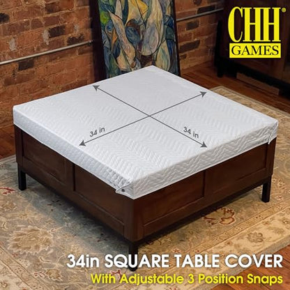 34" Square Card Table Cover