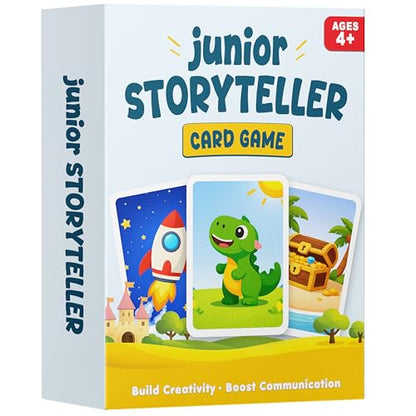 Junior Storyteller, Conversation Card Game for Kids 4-8, Speech Therapy Toy | Fun Learning Activity & Educational Game for Kids, Speech Therapy Resource, Special Education & Preschool Classroom Must Have