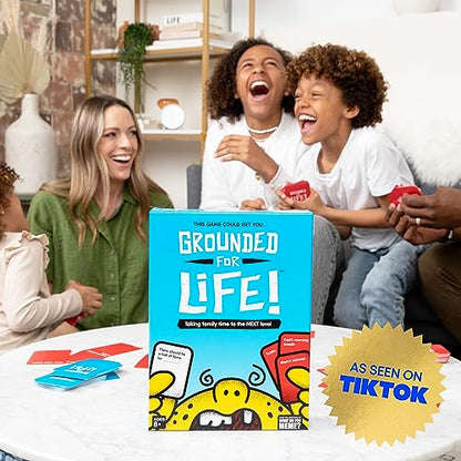 WHAT DO YOU MEME? Grounded for Life - The Ultimate Family Night Game - Family Card Games for Kids and Adults Family
