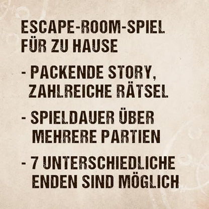 KOSMOS 693008 Escape Tales - The Awakening, Solves The Puzzles, Experience The Story, Escape Room Game, Exciting Board Game from 16 Years, for 1-4 People, Multiple Playable