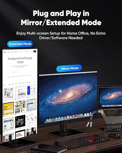 Highwings 4K DisplayPort to HDMI Adapter 10Pack, Uni-Directional DP to HDMI | Uni-Directional DP 1.2 Computer to HDMI 2.0 Screen, Display Port to HDMI Adapter Male to Female for Dell HP AMD, Passive - color: Grey, style: 4K 30Hz-10 Pack