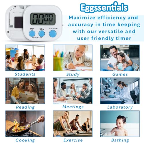Kitchen Timers for Cooking and Baking with Big Digital Numbers and Loud Alarm Used in Cooking, Classroom, and Office. - size: Pack of 1