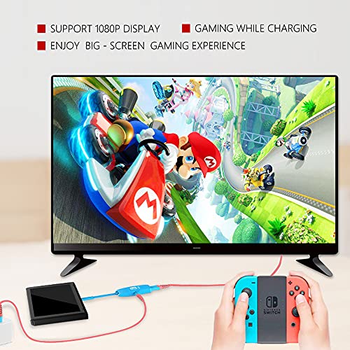 Gopala 4K@60Hz Switch Dock - Portable Docking Station for Nintendo Switch/OLED MacBook Pro Air Samsung DEX - Blue - color: Sky Blue