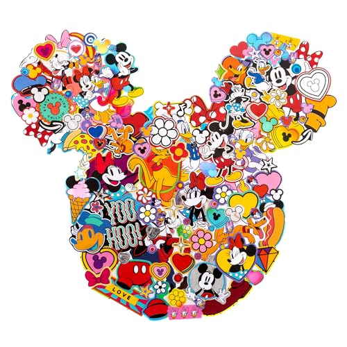 Fashion Angels Disney Mickey & Friends 1000+ Tabbed Sticker Collection Book | Includes Holographic, Vinyl & Alphabet Stickers, For Kids Ages 6+ - color: Mickey & Friends