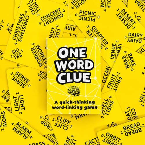 Word Association Game of Shared Thinking | Adults, Teens & Families | One Word Clue | Semi-Cooperative Word Game for Ages 12+, 3-6 Players, 15 Mins