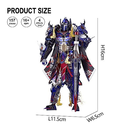 Piececool 3D Metal Puzzles with DIY Tools - The Titan Figure Mecha Model Building Kits for Adults, DIY Metal Crafts Kits Brain Teaser Puzzle Birthday Gifts - color: Titan&tools