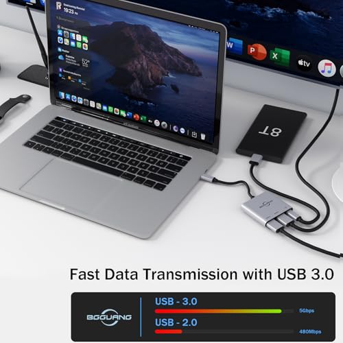 Switch 2 Dock 4K@60Hz TV Adapter Portable TV Docking Station for Switch / Switch2 / Steam Deck/ROG Xbox Ally X 3 in 1 100W PD / USB3.0 / HDMI2.0 USB-C Hub (Compatible with Switch2 v21.0.0)