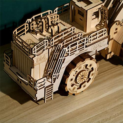 3D Wooden Puzzles Bulldozer Model Kits, Brainteaser and Puzzle for Christmas/Birthday,Gifts for Adults and Teens to Build Combination - style: Bulldozer