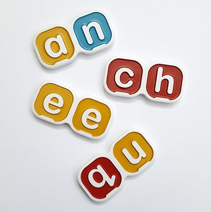Bananagrams My First, Lowercase Letter Word Game for Ages 4+ | Combo-letter tiles build early spelling & phonics skills; word game for pre-readers and kids ages 4+ - style: My First