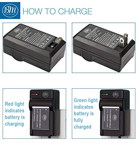 BM Premium NB-8L Battery & Charger Kit for Canon PowerShot A2200 is, A3000 is, A3100 is, A3200 is, A3300 is Digital Camera