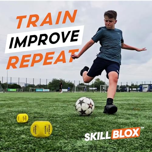 ShotMaster Soccer Shooting Training Dice | Soccer Gifts for Boys | Kick Up & Shooting Training Dice | Fun Soccer Skill Games for Kids | Screen Free Sports Toys & Soccer Gifts - size: Shooting Dice