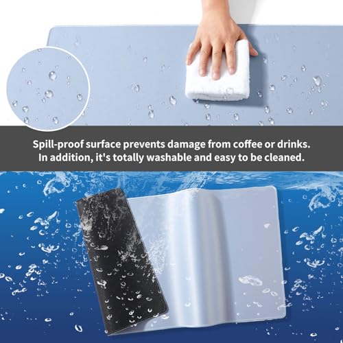 Big Mouse Pad Gaming, Mouse Pad Aesthetic, Pad for Keyboard and Mouse, Large Mouse Mat, Spill-Proof Surface and Anti-Skid Base, XL 27.6” x 11.8” 70 x 30cm | DOBAOJIA XL Gaming Mouse Mat, Desk Mat, PC Mat, Spill Proof Surface and Non-Slip Base - color: 12