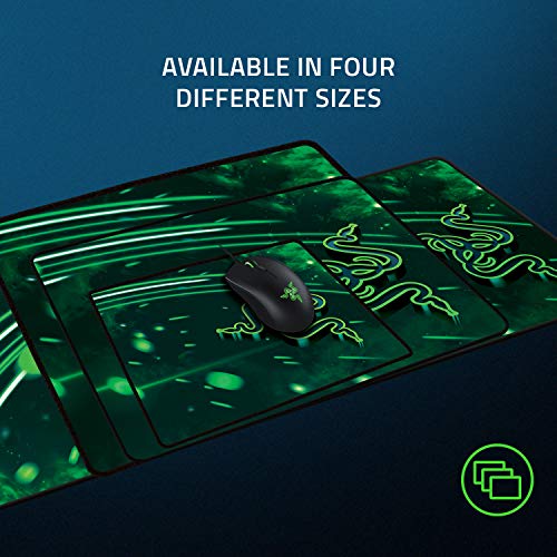 Razer Goliathus Speed (Medium) Gaming Mousepad: Smooth Gaming Mat - Anti-Slip Rubber Base - Portable Cloth Design - Anti-Fraying Stitched Frame - Cosmic - color: Cosmic, size: Medium