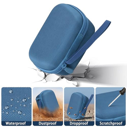 Baval Hard Case for Playstation 5 PS5 DualSense Wireless Controller | Protective Storage Box, Specifically Design for PS 5 Controller, Soft Velvet Lining, Customized Slots, Snug Fit, Dark Blue - color: Blue Hard Case