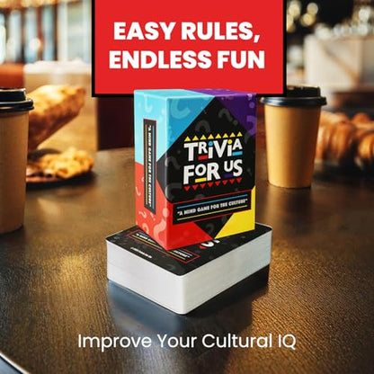 A Mind Game for The Culture | Trivia for Adults & Family Gatherings – Explore Entertainment, Music, Math & Black History | Activity for Black Business Month, Parties & Game Nights with Friends