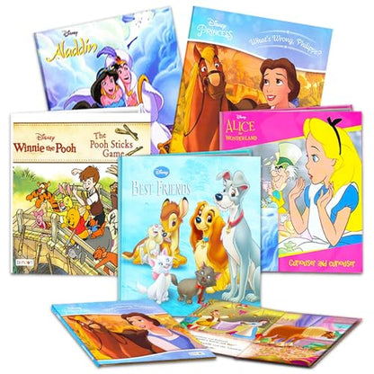 Disney Princess Board Books Super Set ~ 9 Pack Disney Princess and Disney Frozen Books for Toddlers
