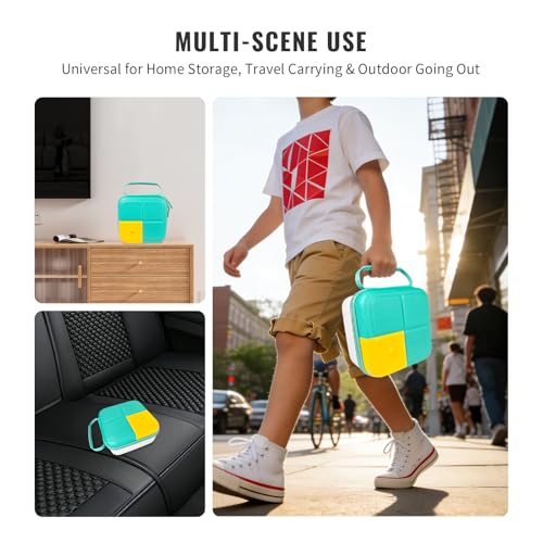 Travel Carry Case Compatible with Nex Playground Game System,Lithtweight Hard Shel lPortable Storage for Indoor Family Game Console HDMI & Power Cord, Remote