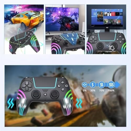 Anti Stick Drift Wireless Controller for PS5,Windows PC, BluetoothGaming Gamepad with Turbo Function, 6-Axis Gyro, Dual motor Vibration, Programmable Paddles, Touchpad, 3.5mm Headset Jack. - color: BLACK2