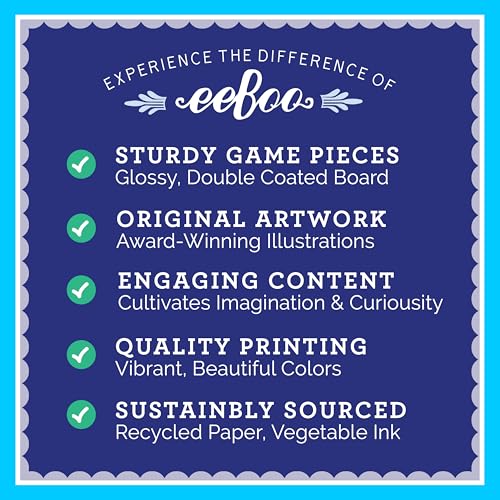 eeBoo Life on Earth Memory & Matching Game, Ages 3+, 1-4 Players | Introduces global flora & fauna. Sharpens recognition, concentration & memory skills. Includes 48 tiles, 24 pairs - style: Life on Earth