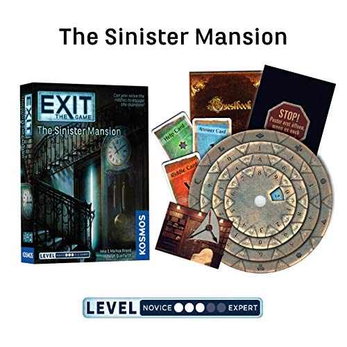 EXIT: The Game 4-Pack Escape Room Bundle | Season 3 | Dead Man on the Orient Express | Sinister Mansion | Sunken Treasure | Mysterious Museum | Family-Friendly, Cooperative Game | 1 to 4 Players