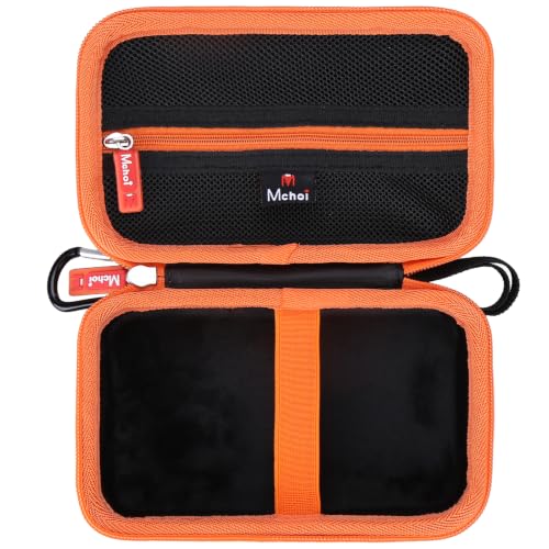 Hard Carrying Case for My Arcade Atari Pocket Player Pro, Pac-Man & Bubble Bobble Handheld Console, Shockproof EVA Protective Cover with Mesh Pocket & Elastic Strap, Retro Game Storage Bag