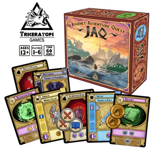 Journey Adventure Quest Fantasy Card Drafting Strategy Game for Families and Adult Game Night, 1-6 Players, Ages 12+, Made