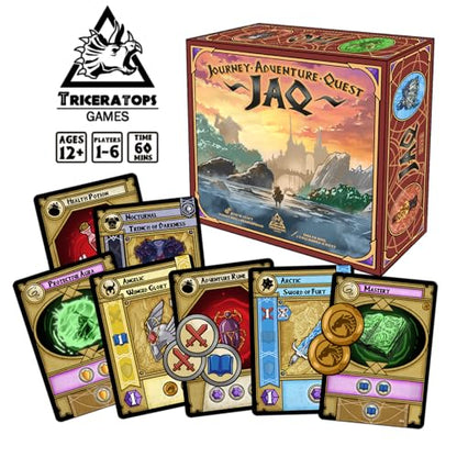 Journey Adventure Quest Fantasy Card Drafting Strategy Game for Families and Adult Game Night, 1-6 Players, Ages 12+, Made