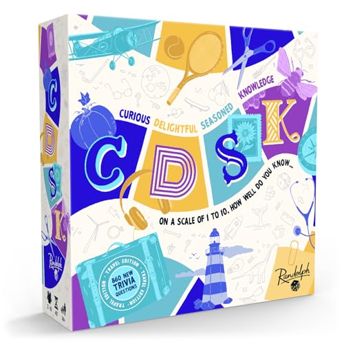 Hachette Boardgames CDSK Travel | A Travel-Friendly Version of the Millennial Trivia Game | Over 800 New Questions | Ages 14+ | 2 to 16 Players | 45 Min