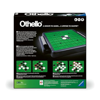 Ravensburger Othello - Classic Strategy Board Game for 2 Players - Easy to Learn, Hard to Master - Fast-Paced Family Fun - Ages 8+