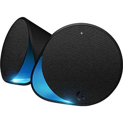 Logitech G560 PC Gaming Speaker System with 7.1 DTS X - Black | 7.1 DTS:X Ultra Surround Sound, Bluetooth, USB, Subwoofer + 2 Satellite Speakers, LIGHTSYNC RGB