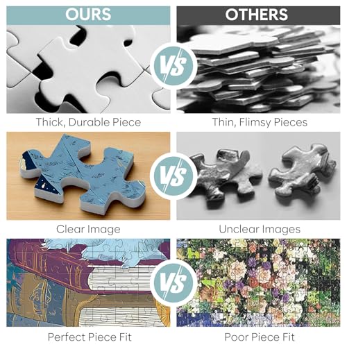 Owl Puzzle for Adults 500 Pieces, Mystical Night Owl Jigsaw Puzzle with Flowers & Lantern, Fantasy Animal Puzzles for Seniors Teens, Relaxing Easy Puzzles, Unique Art Family Game Great Gift Idea - style: Owl Puzzle