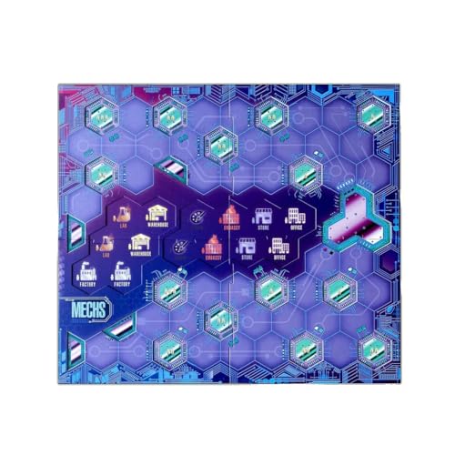 Maglev Maps Board Game, Strategy Board Game for Adults and Family | Tile Laying, Engine Building, Fun Pick Up and Deliver Gameplay, Futuristic Theme