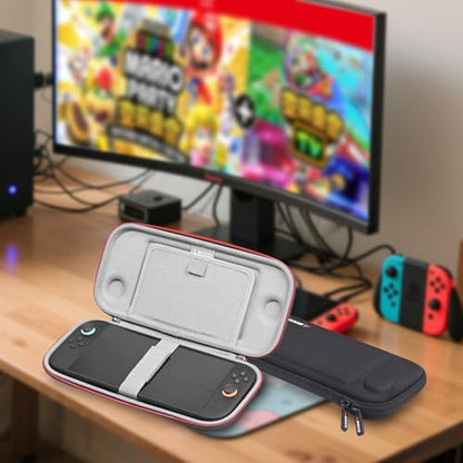 RLSOCO Carrying Case for Nintendo Switch 2 Game Console with 8 Game Card Slots - Black (Case Only) - color: Small Case Black