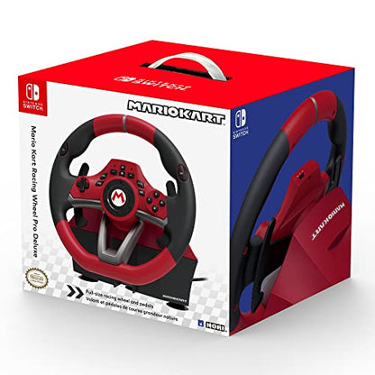 Nintendo Switch Mario Kart Racing Wheel Pro Deluxe By HORI,USB - Officially Licensed By Nintendo - style: Switch - Mario Kart Pro Deluxe