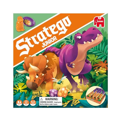 Jumbo, Stratego - Junior Dinos, Fun Junior Stratego Version, Strategy Board Game, 2 Players, Ages 4 Year Plus