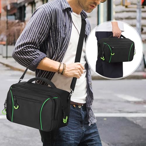 PGmoon Travel Carrying Case Compatible with Xbox Series S Console | Storage Carry Bag with Padded PE Foam Liner for Controllers, Cables and More Accessories (Patent Design)