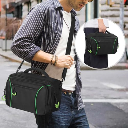 PGmoon Travel Carrying Case Compatible with Xbox Series S Console | Storage Carry Bag with Padded PE Foam Liner for Controllers, Cables and More Accessories (Patent Design)
