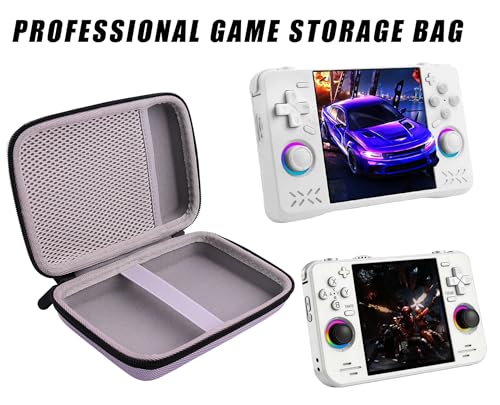 WAIYUCN Hard Carrying Case Compatible with RF40H/Upgraded XF40H Handheld Game Console Case (Grey) - color: Grey