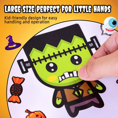 48 Sheets Halloween Stickers for Kids Bulk Cute Holiday Stickers Funny DIY Crafts Activities Party Favors Game Gifts for Boys Girls - style: Halloween
