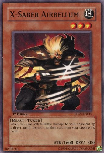 Yu-Gi-Oh! - X-Saber Airbellum (5DS2-EN019) - 5Ds Starter Deck 2009-1st Edition - Common